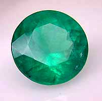 round emerald 75