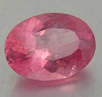 pink spinel oval