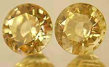 yellow sapphire pair 147b