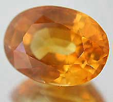 yellow sapphire oval 34